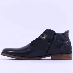 Tommy Bowe X Hume Laced Mid Boot - Navy Leather