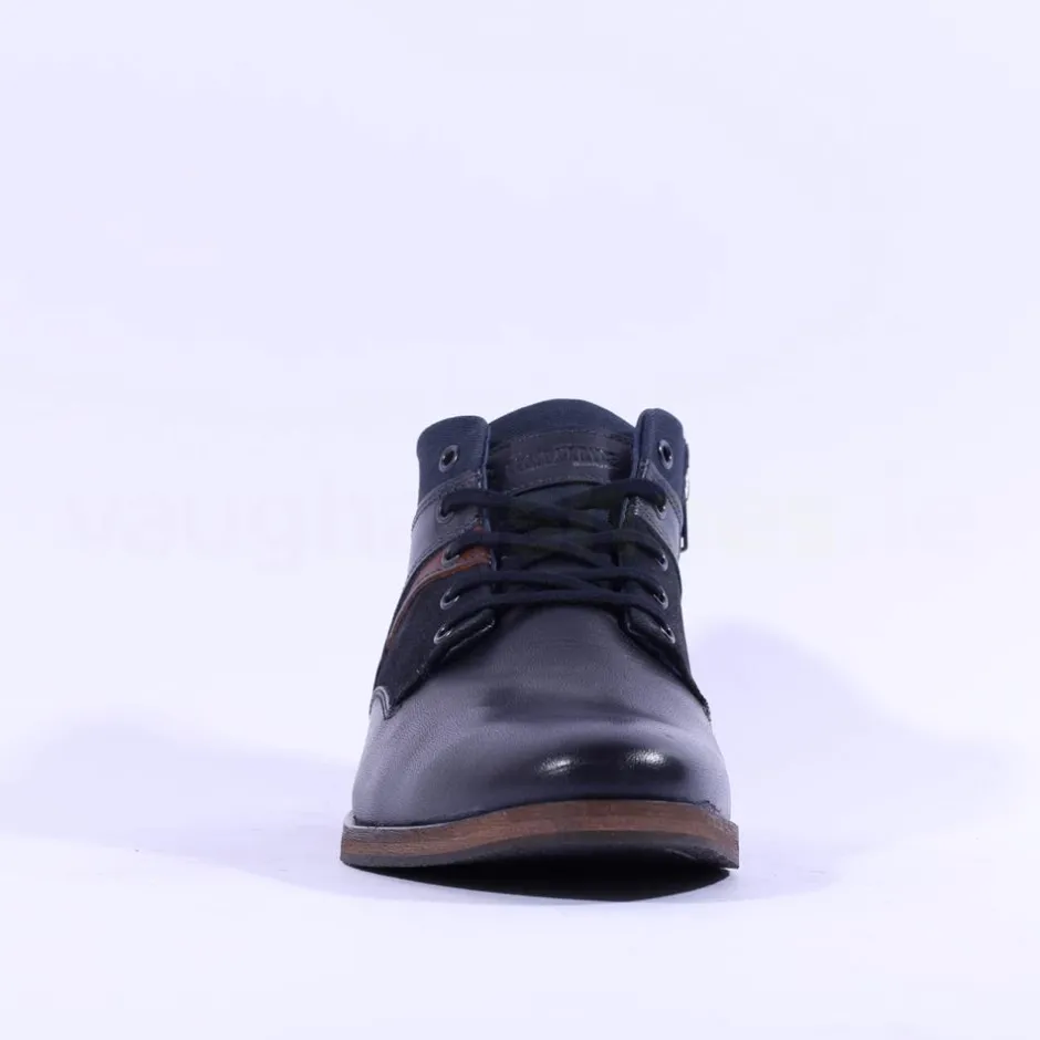 Tommy Bowe X Hume Laced Mid Boot - Navy Leather