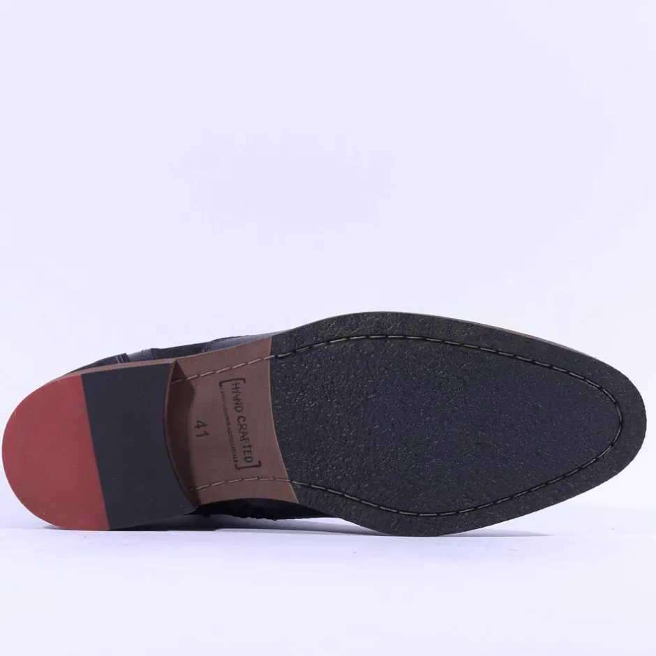 Tommy Bowe X Hume Laced Mid Boot - Navy Leather