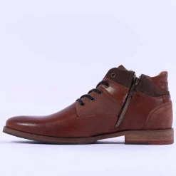 Tommy Bowe X Hume Laced Mid Boot - Tan Leather