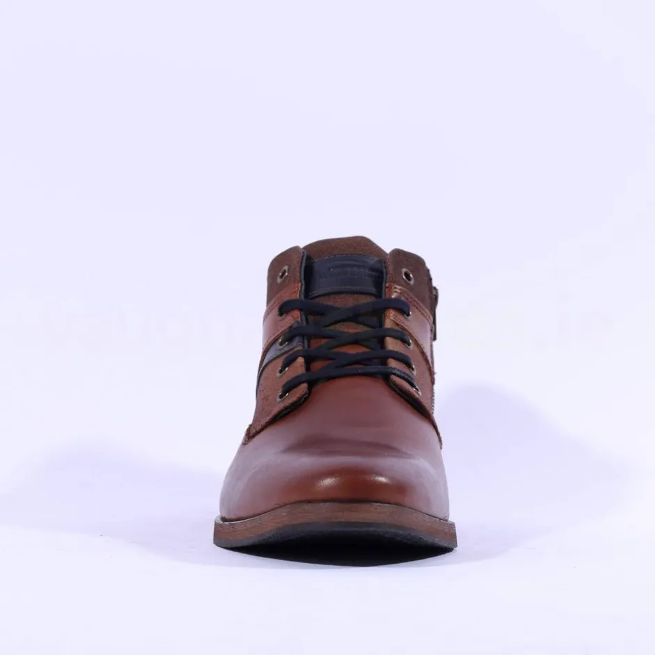 Tommy Bowe X Hume Laced Mid Boot - Tan Leather
