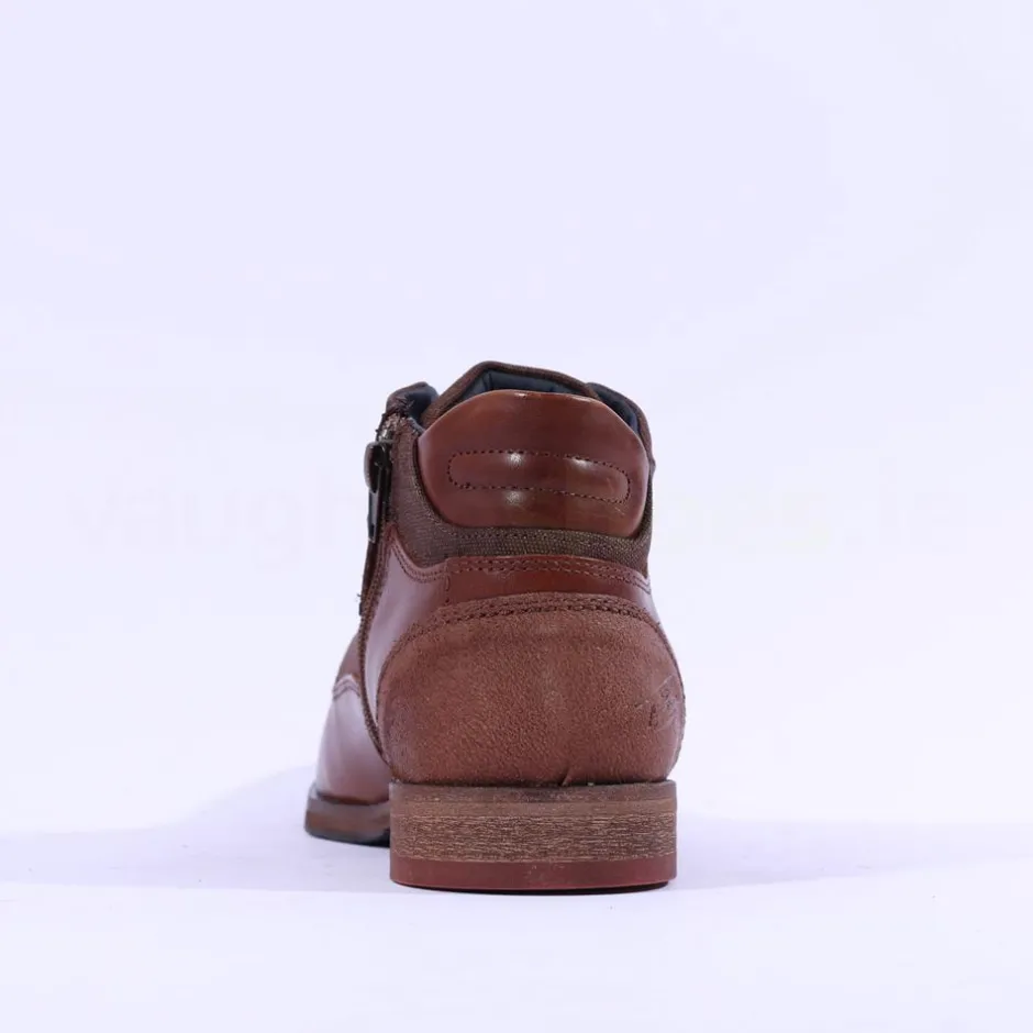 Tommy Bowe X Hume Laced Mid Boot - Tan Leather