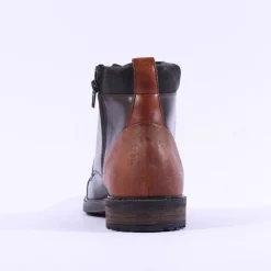 Tommy Bowe X Kolbe Laced Toe Cap Boot - Dark Brown Leather