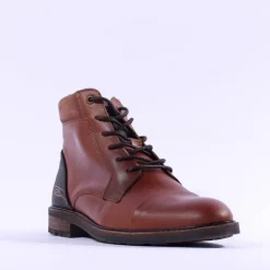 Tommy Bowe X Kolbe Laced Toe Cap Boot - Cognac Leather