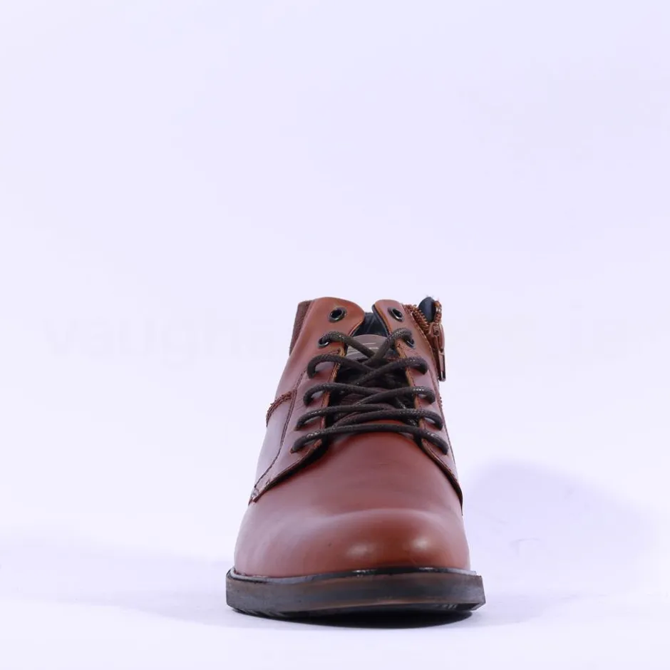 Tommy Bowe X Morris Laced Boot - Cognac Leather