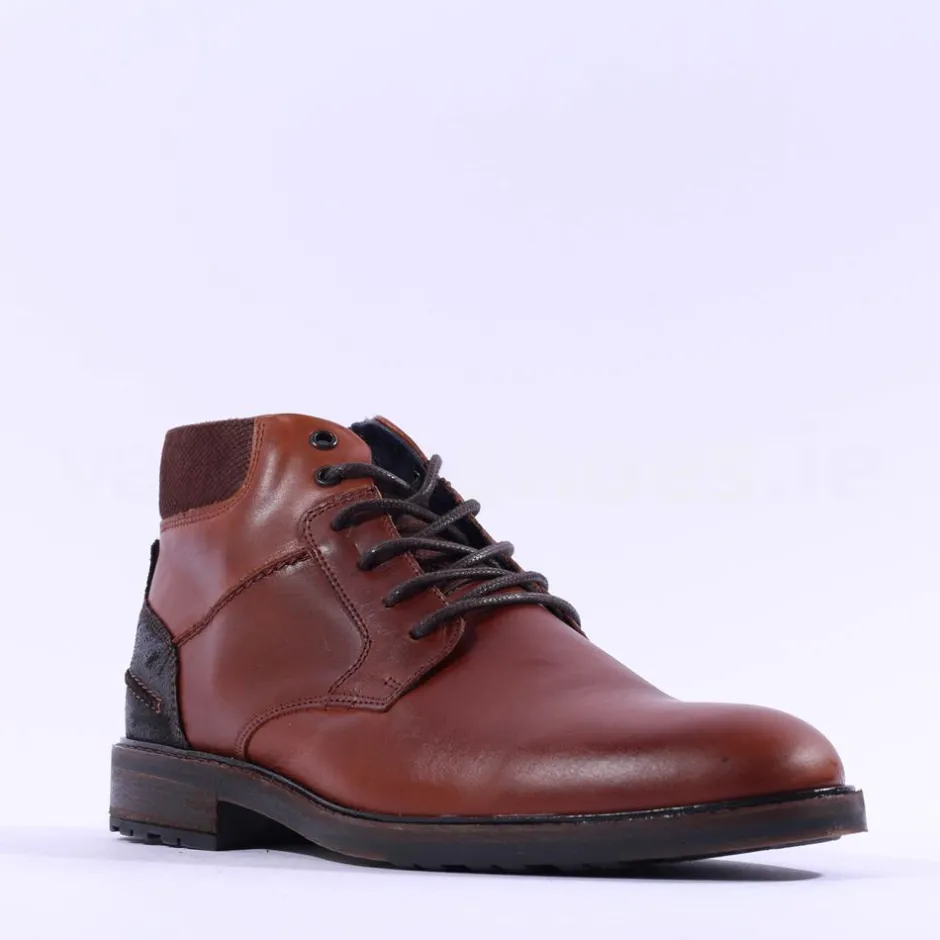 Tommy Bowe X Morris Laced Boot - Cognac Leather