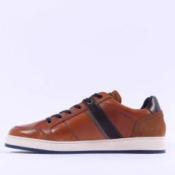 Tommy Bowe X Piper Laced Casual Shoe - Tan Leather