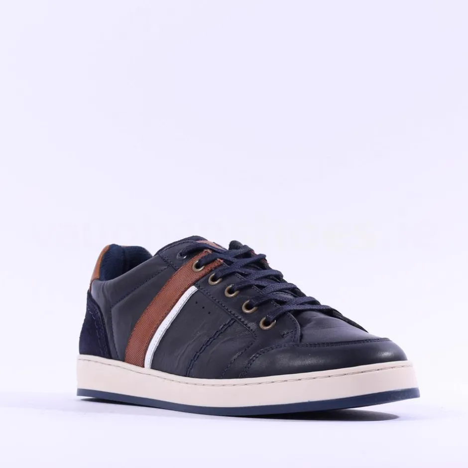 Tommy Bowe X Piper Laced Casual Shoe - Navy Leather
