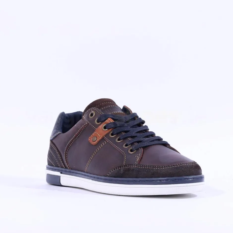 Tommy Bowe X Tupou Laced Shoe - Brown Leather