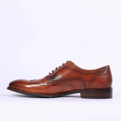 Tommy Bowe X Yarrow Laced Dress Shoe - Cognac Leather