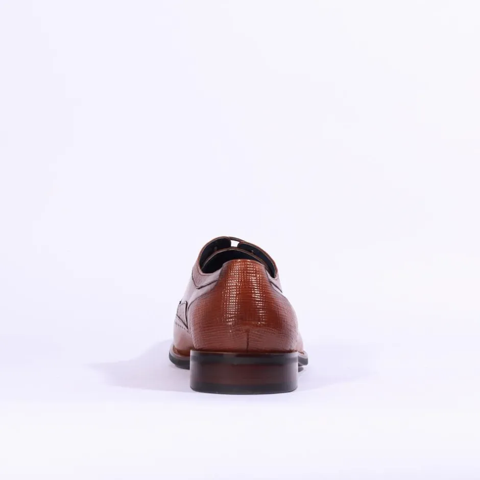 Tommy Bowe X Yarrow Laced Dress Shoe - Cognac Leather