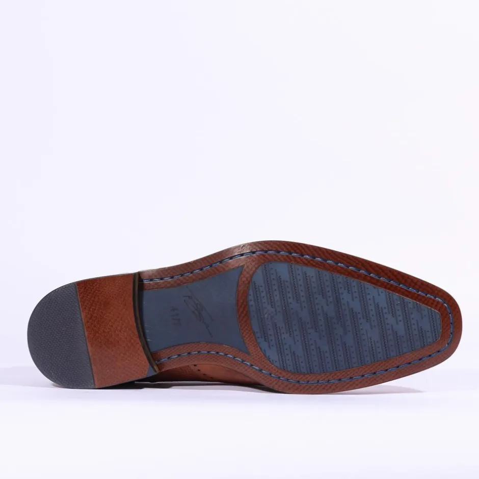 Tommy Bowe X Yarrow Laced Dress Shoe - Cognac Leather