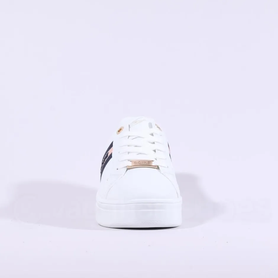 Women Tommy Bowe Ladies Zago Platform Trainer - White Pink