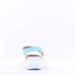 Women Wonders Zaire Velcro Strap Curvy Sandal - Cyber