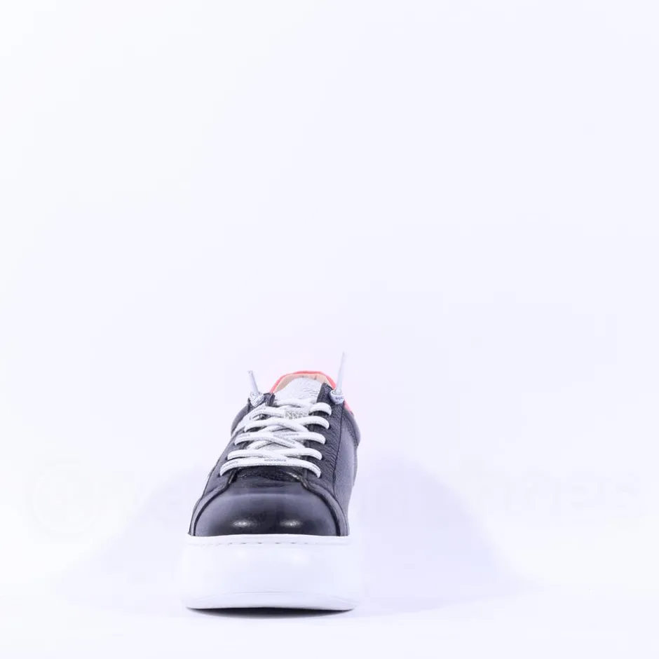 Women Wonders Zurich Curvy Sole W Trainer - Black Coral