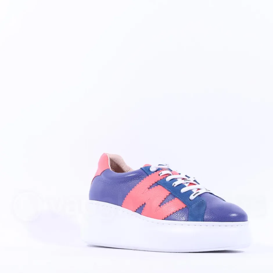 Women Wonders Zurich Curvy Sole W Trainer - Blue Coral