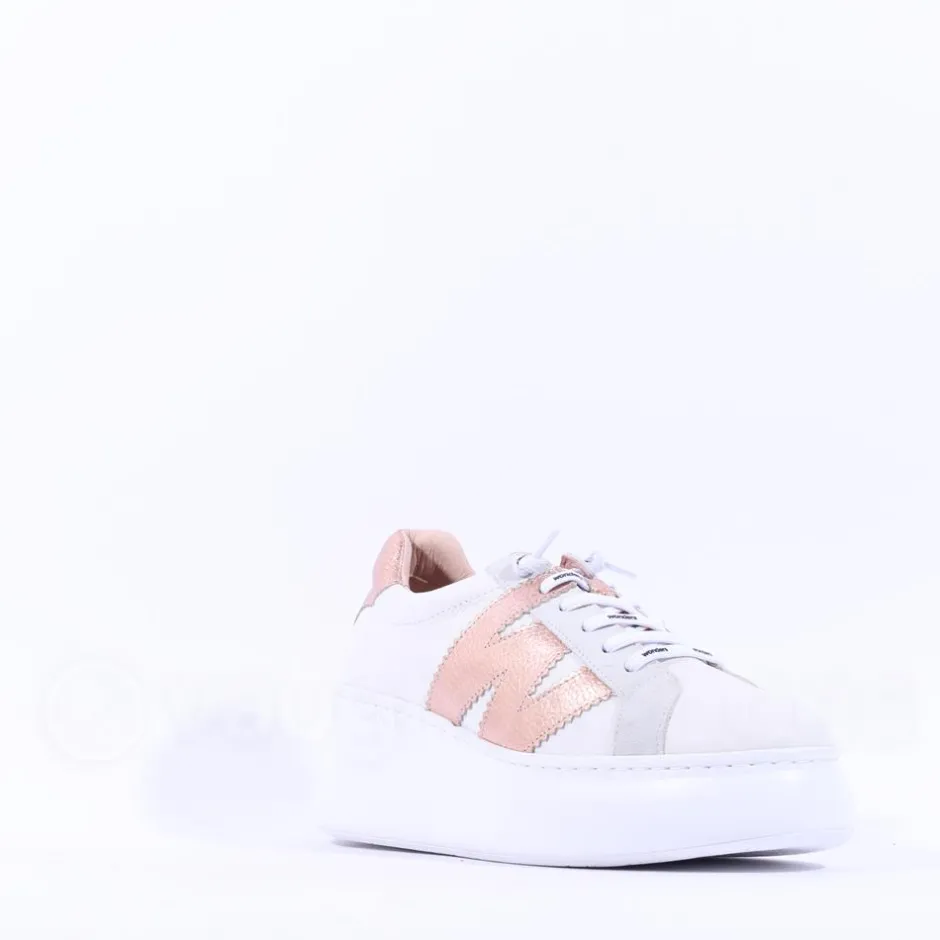 Women Wonders Zurich Curvy Sole W Trainer - White Rose