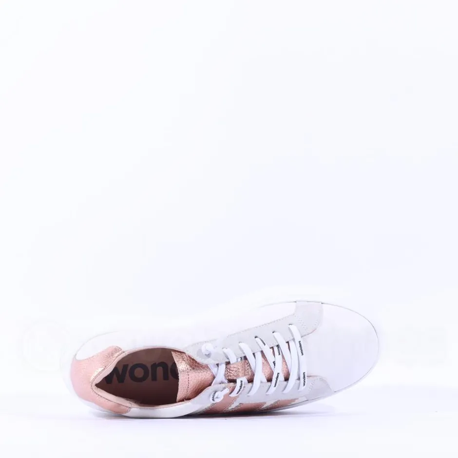 Women Wonders Zurich Curvy Sole W Trainer - White Rose